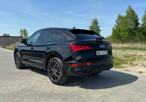 Audi Q5 Sportback cena 162393 przebieg: 68500, rok produkcji 2021 z Warszawa małe 211